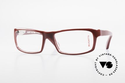Bugatti 533 Herren Designer Luxusbrille, markante Kunststoff Brillenfassung von Bugatti, Passend für Herren