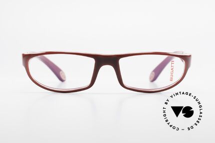 Bugatti 534 Markante Luxusbrille Vintage, Premium-Qualität aller Rahmen-Komponenten, Passend für Herren
