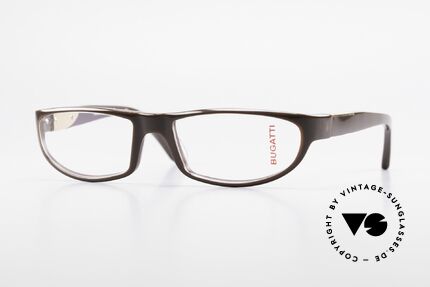 Bugatti 534 Markante Vintagebrille Luxus, markante Kunststoff Brillenfassung von Bugatti, Passend für Herren
