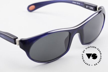 Bugatti 328 Odotype Designer Vintage Sonnenbrille, sehr edle Rahmenfarbe in einem "Nachtblau", Passend für Herren