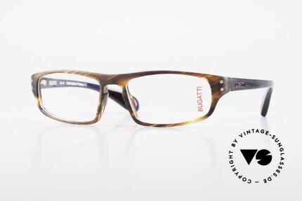 Bugatti 430 Classic Herrenbrille Vintage, markante Herren-Brillenfassung von BUGATTI, Passend für Herren