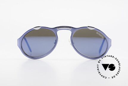 Bugatti 13164 Limited Luxus Vintage Sonnenbrille, limitierte Sonderedition mit Bugatti-Schriftzug auf Glas, Passend für Herren
