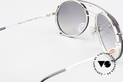 Bugatti 65536 Vintage Brille mit Sonnen Clip, KEINE Retrobrille; sondern ein altes ORIGINAL, Passend für Herren