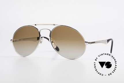 Bugatti 11909 80er Luxus Sonnenbrille Herren, 80er vintage Herren-Sonnenbrille, XL Gr. 58/20, Passend für Herren