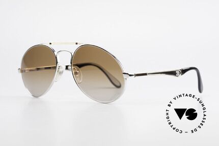 Bugatti 11909 80er Luxus Sonnenbrille Herren, keine Tropfen- od. Aviatorform, sondern Bugatti, Passend für Herren