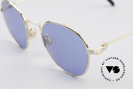 Bugatti EB600 Luxus 90er Panto Sonnenbrille, kostbares Einzelstück aus Frankreich von 1994, Passend für Herren