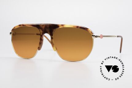 Bugatti 65219 Außergewöhnliche 70er Brille, außergewöhnliche Bugatti VINTAGE Sonnenbrille, Passend für Herren