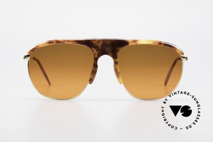 Bugatti 65219 Außergewöhnliche 70er Brille, elegante Schildpatt-Optik (Original aus den 70ern), Passend für Herren