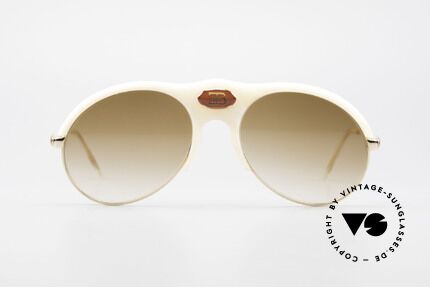 Bugatti 64748 Elfenbein Optik 70er Brille, kunstvolle Elfenbein-Optik (Original aus den 70ern), Passend für Herren