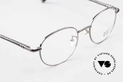 Montblanc MB392 Luxus Pantobrille Gunmetal, die Fassung kann natürlich beliebig verglast werden, Passend für Herren und Damen