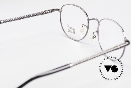 Montblanc MB392 Luxus Pantobrille Gunmetal, Größe: medium, Passend für Herren und Damen
