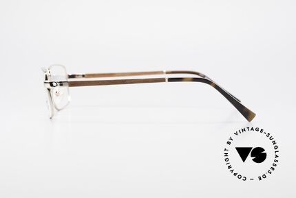 Montblanc MB389 Vergoldete Herren Holzbrille, ungetragenes Unikat mit orig. Montblanc Verpackung, Passend für Herren