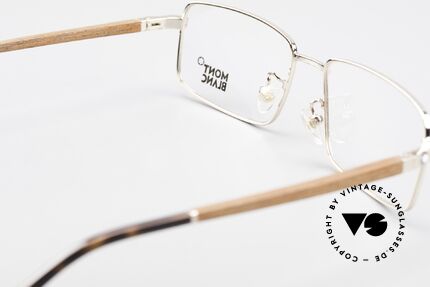 Montblanc MB389 Vergoldete Herren Holzbrille, Größe: medium, Passend für Herren