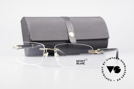 Montblanc MB337 Randlosbrille Vergoldet Luxus, Größe: medium, Passend für Herren