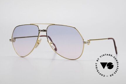 Cartier Vendome Santos - M Rare 80er Luxus Sonnenbrille Details
