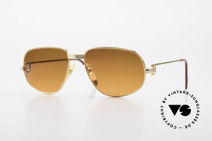 Cartier Romance LC - S Luxus Designer Sonnenbrille, vintage CARTIER Luxus-Sonnenbrille; Modell ROMANCE, Passend für Herren und Damen