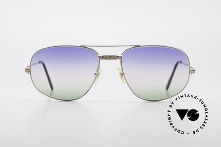 Cartier Romance Santos - L Palladium Luxus Sonnenbrille, original Cartier vintage Luxus-Sonnenbrille von 1988, Passend für Herren
