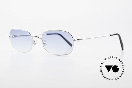 Cartier Deimios 90er Luxus Platin Sonnenbrille, teure Platin-Edition: Fassung mit Platin-Legierung, Passend für Herren und Damen