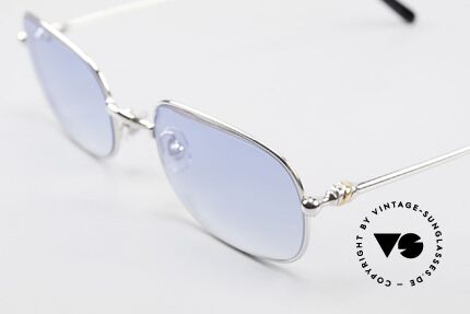 Cartier Deimios 90er Luxus Platin Sonnenbrille, 2. hand; absolut neuwertigem Zustand + Gucci Etui, Passend für Herren und Damen