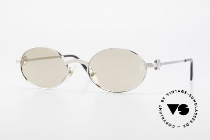 Cartier Spider Ovale Luxus Sonnenbrille 90er, ovale Cartier Luxus vintage Sonnenbrille von 1999, Passend für Herren und Damen