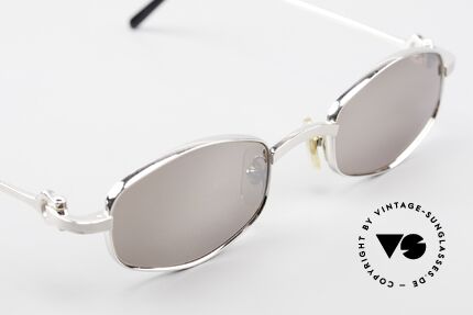 Cartier Ginger Luxus Brille Silber Verspiegelt, 2. hand in absolut neuwertigem Zustand (kratzerfrei), Passend für Herren und Damen Cartier Ginger Luxus Brille Silber Verspiegelt, 2. hand in absolut neuwertigem Zustand (kratzerfrei), Passend für Herren und Damen