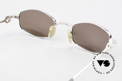 Cartier Ginger Luxus Brille Silber Verspiegelt, KEINE Retrobrille, ein 90er Original mit GUCCI Etui, Passend für Herren und Damen Cartier Ginger Luxus Brille Silber Verspiegelt, KEINE Retrobrille, ein 90er Original mit GUCCI Etui, Passend für Herren und Damen