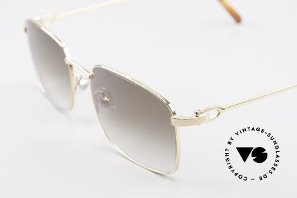 Cartier C-Decor Metal Klassische Herren Sonnenbrille, 2. hand in tollem vintage Zustand + GUCCI Etui, Passend für Herren Cartier C-Decor Metal Klassische Herren Sonnenbrille, 2. hand in tollem vintage Zustand + GUCCI Etui, Passend für Herren