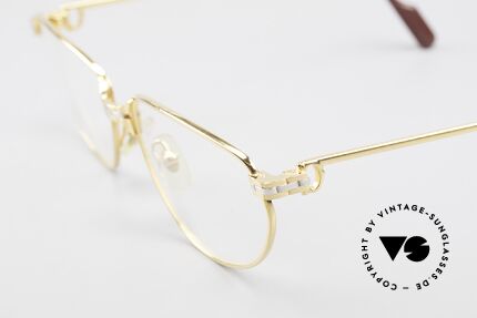 Cartier Panthere Windsor - S Alte Luxusbrille der 1990er, 22kt vergoldete Fassung (wie alle alten Cartier Brillen), Passend für Damen