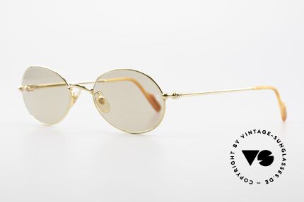 Cartier Saturne - L Ovale 90er Luxus Sonnenbrille, Saturn = römische Gottheit & Planet d. Sonnensystems, Passend für Herren und Damen