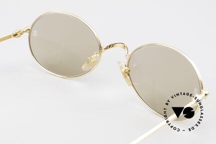 Cartier Saturne - L Ovale 90er Luxus Sonnenbrille, 2nd hand; in absolut neuwertigem Zustand (kratzerfrei), Passend für Herren und Damen