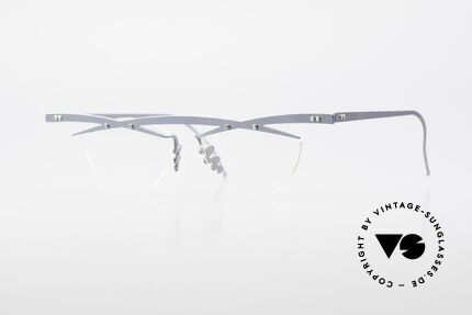 Theo Belgium Tita III 5 Crazy Vintage Brille XL 90er, Theo Belgium: die eigenwilligste Brillenmarke, weltweit, Passend für Herren und Damen