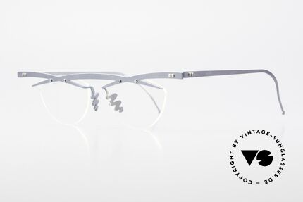 Theo Belgium Tita III 5 Crazy Vintage Brille XL 90er, TITA-Serie = XL Titanium Modelle von THEO der 1990er, Passend für Herren und Damen