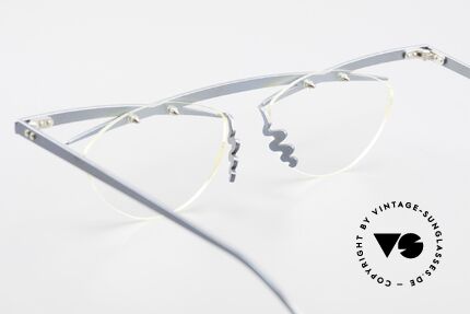 Theo Belgium Tita III 5 Crazy Vintage Brille XL 90er, die orig. Demo-Gläser können beliebig ersetzt werden, Passend für Herren und Damen