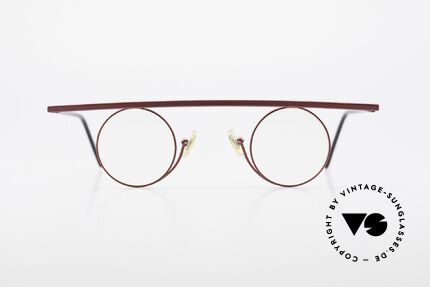 Theo Belgium Tawa Vintage Trendsetter Brille 90er, 1989 gegründet als Gegenpol zum gängigen 'Mainstream', Passend für Herren und Damen