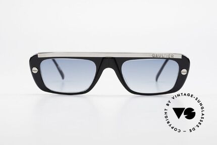 Jean Paul Gaultier 55-0771 Markante JPG Sonnenbrille, stabiles Gestell in großartiger Materialkombination, Passend für Herren und Damen