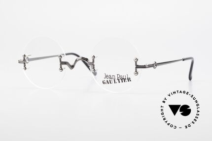 Jean Paul Gaultier 55-9172 Randlose JPG Designerbrille, 90er vintage Designer-Fassung von Jean Paul Gaultier, Passend für Herren und Damen