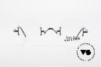 Jean Paul Gaultier 55-9172 Randlose JPG Designerbrille, schlichte Randlos-Brille; dennoch markant & originell, Passend für Herren und Damen