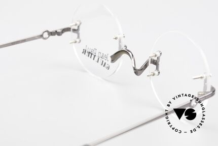 Jean Paul Gaultier 55-9172 Randlose JPG Designerbrille, Demos können beliebig ersetzt werden (optisch/Sonne), Passend für Herren und Damen