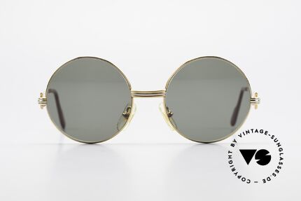 Cartier Round Customized Prototyp Einzelstück 2nd Hand, war eine Anfertigung auf Kundenwunsch, Passend für Herren und Damen