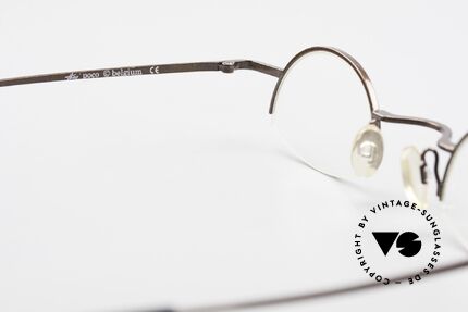 Theo Belgium Poco Kleine Brille mit Sonnenclip, Größe: small, Passend für Herren und Damen