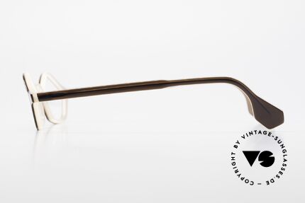 Theo Belgium Polygone Vieleck Brille Aus Kunststoff, geniale (Polygon) Vieleck-Brille; dunkelbraun / mokka, Passend für Herren und Damen