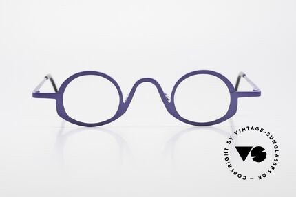 Theo Belgium Circle Trendsetter Vintage Brille, 'Theo' bekannt als Gegenpol zum üblich 'Mainstream', Passend für Herren und Damen