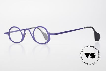 Theo Belgium Circle Trendsetter Vintage Brille, gemacht für die 'Avantgarde' und für Individualisten, Passend für Herren und Damen