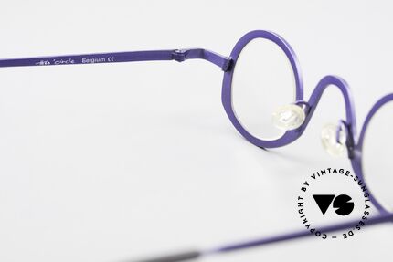 Theo Belgium Circle Trendsetter Vintage Brille, Größe: medium, Passend für Herren und Damen