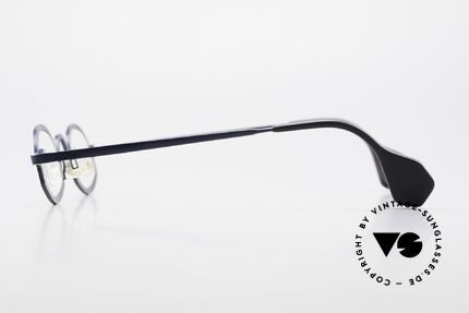 Theo Belgium Ellips Avantgarde Vintage Brille, wirklich außergewöhnliche Fassung in Top-Qualität!, Passend für Herren und Damen