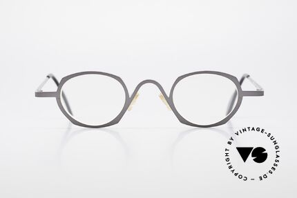 Theo Belgium Flower Runde Vintage Designerbrille, 'Theo' bekannt als Gegenpol zum üblich 'Mainstream', Passend für Herren und Damen