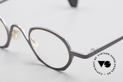 Theo Belgium Flower Runde Vintage Designerbrille, ungetragenes Theo-Exemplar für die, die sich trauen, Passend für Herren und Damen