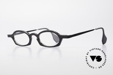 Theo Belgium Bioval Vintage Kombi Lesebrille 90er, 'Theo' bekannt als Gegenpol zum üblich 'Mainstream', Passend für Herren und Damen