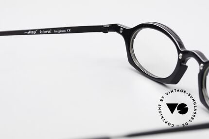 Theo Belgium Bioval Vintage Kombi Lesebrille 90er, Größe: large, Passend für Herren und Damen