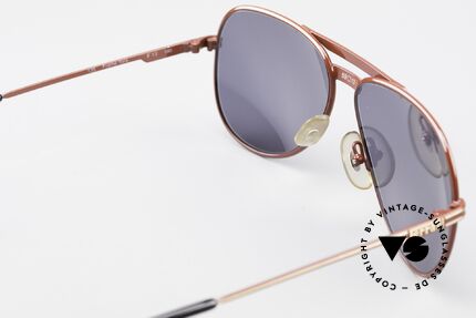 Ferrari F13 Sportliche Aviator Brille 80er, Fassung (Gr. 59/13) kann auch optisch verglast werden, Passend für Herren